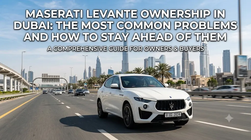 Maserati Levante Ownership in Dubai: The Most Common Problems and How to Stay Ahead of Them