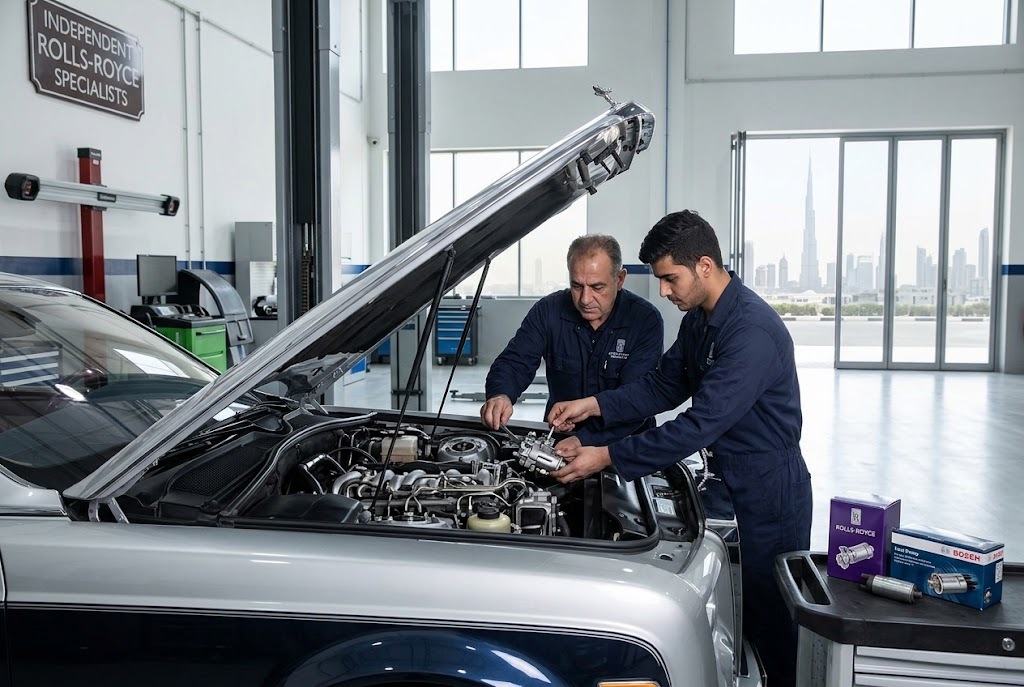 Rolls Royce fuel pump and fuel system repair by independent specialists in Dubai